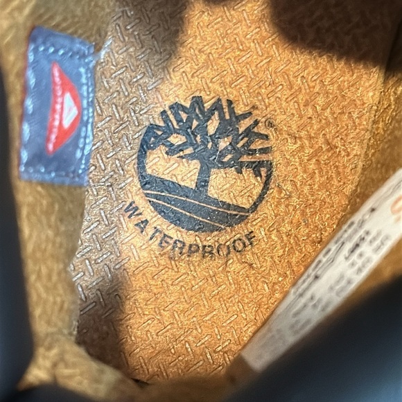 Timberland Classic 5 Eye Lace Up Boots Leather Waterproof Primaloft Toddler 7 - Picture 10 of 12